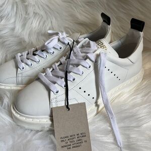 Women’s white leather shoes “Starter” GGDB golden goose